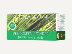 Deep Green pulbere din grau verde, 30 pliculete